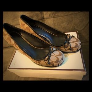 Authentic Coach Wedges SZ 9.5 (gently worn)